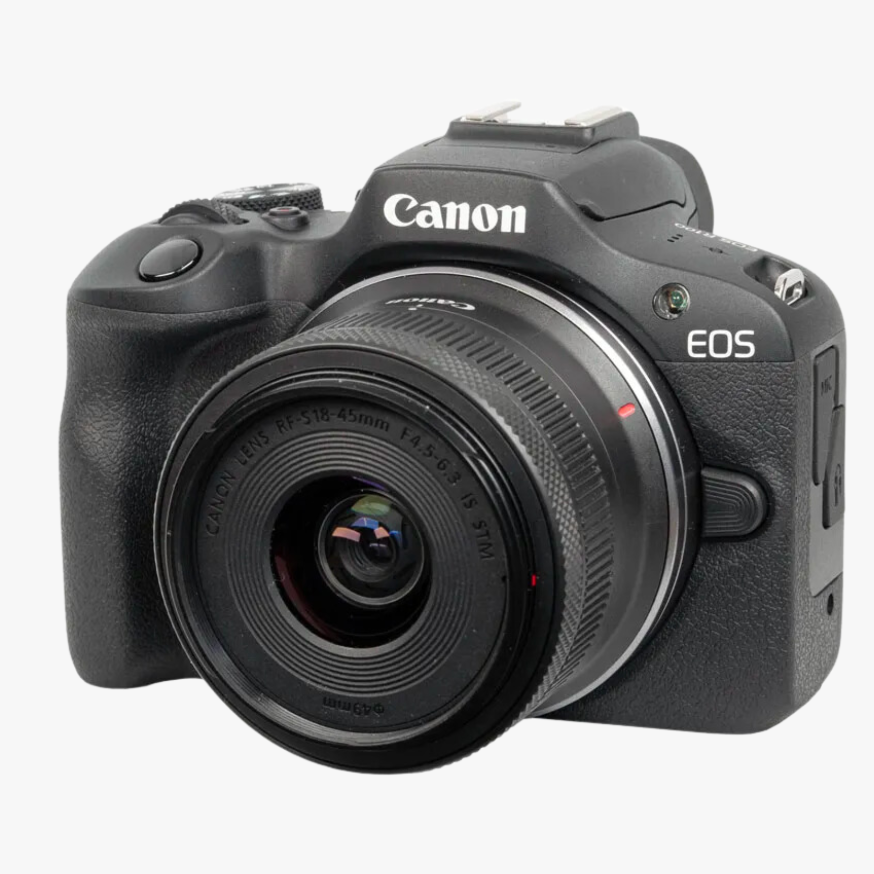 Canon EOS R100 with RF 18 45mm uai