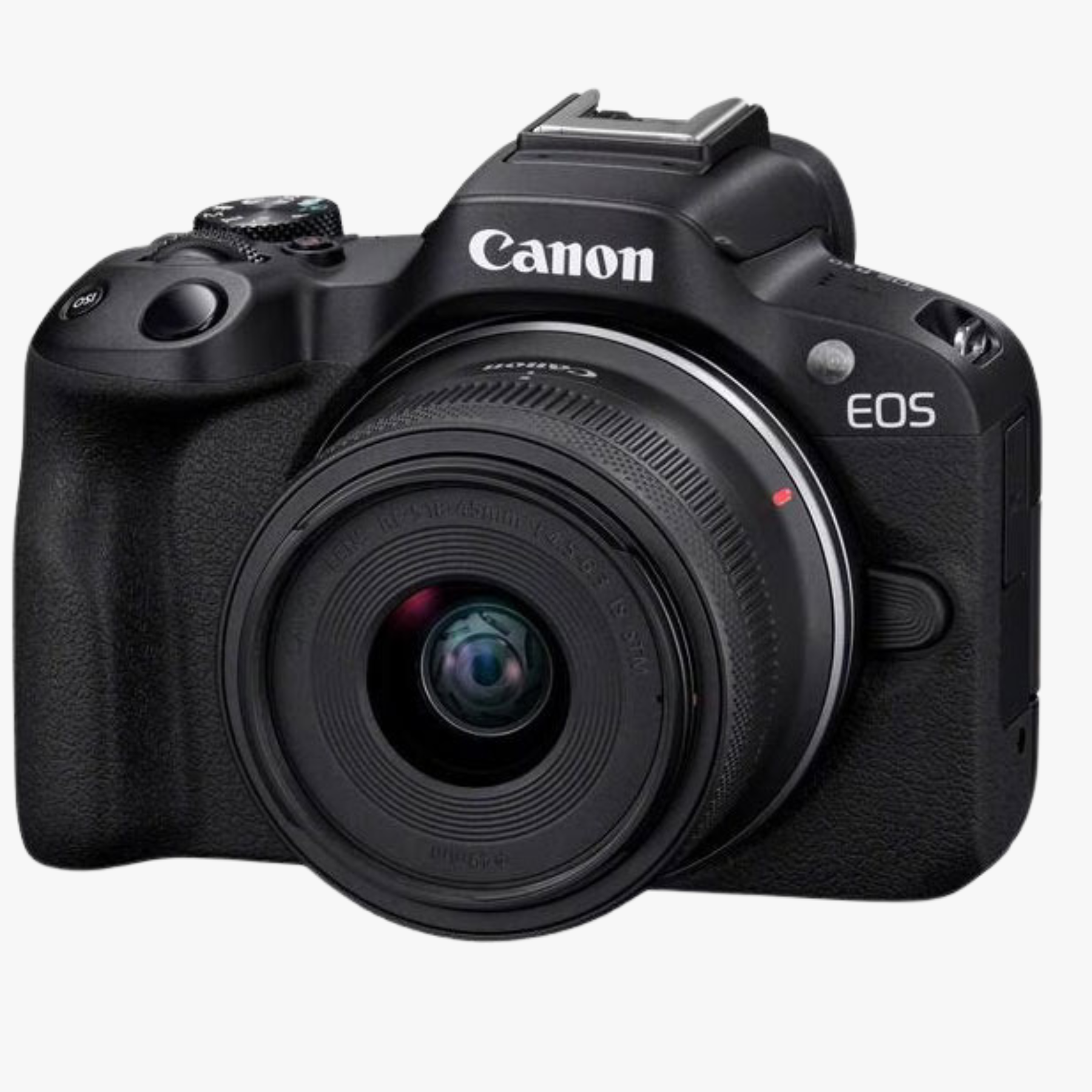 Canon EOS R 100 with RF S 18 45 uai